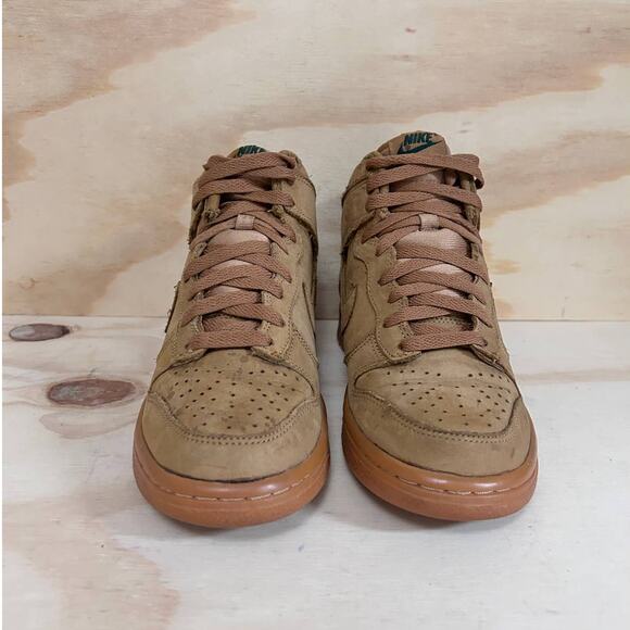 Nike - Dunk High Premium GS -Sneakers -Brown -Kids Big Unisex - 5.5 -886070-200 - Picture 2 of 9